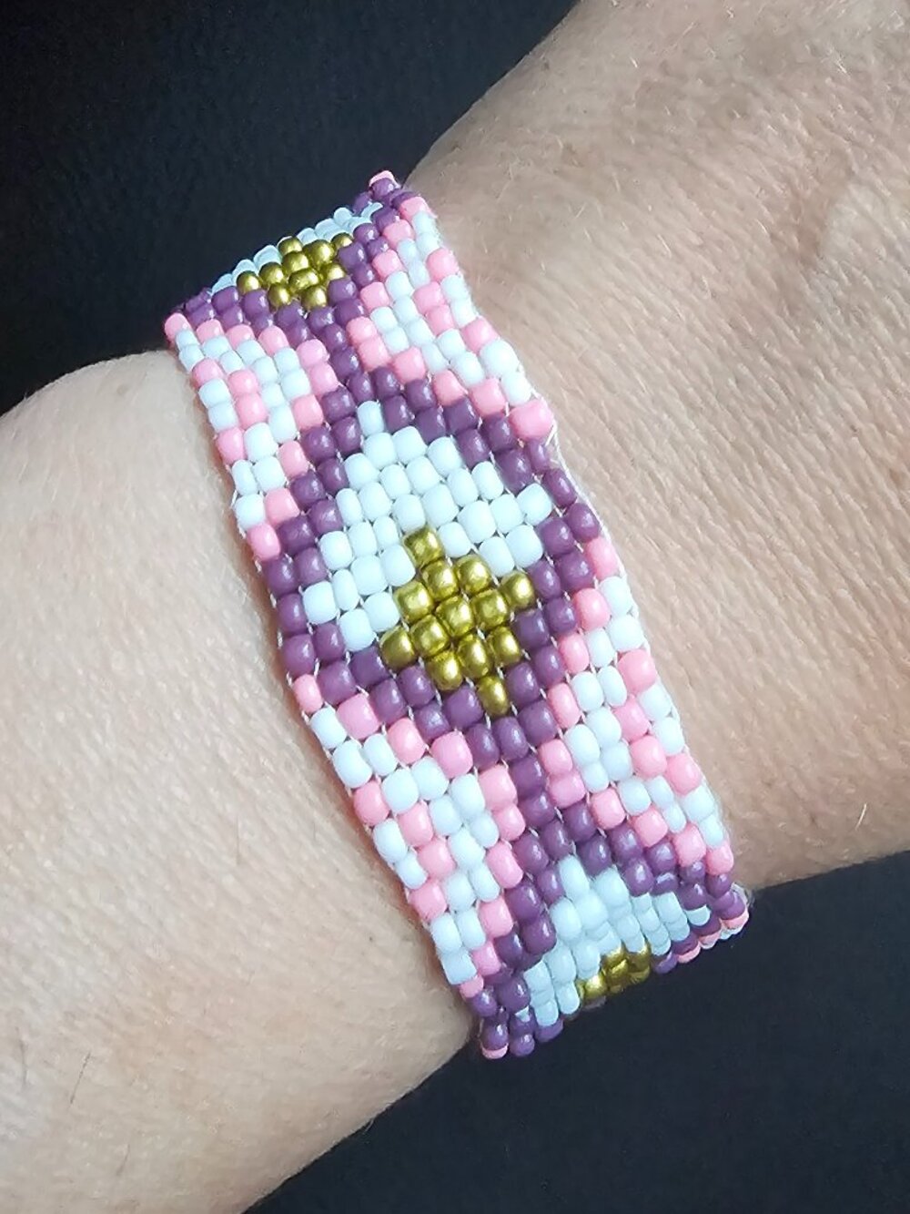 Glass Beads Weaved Handmade Bracelet
